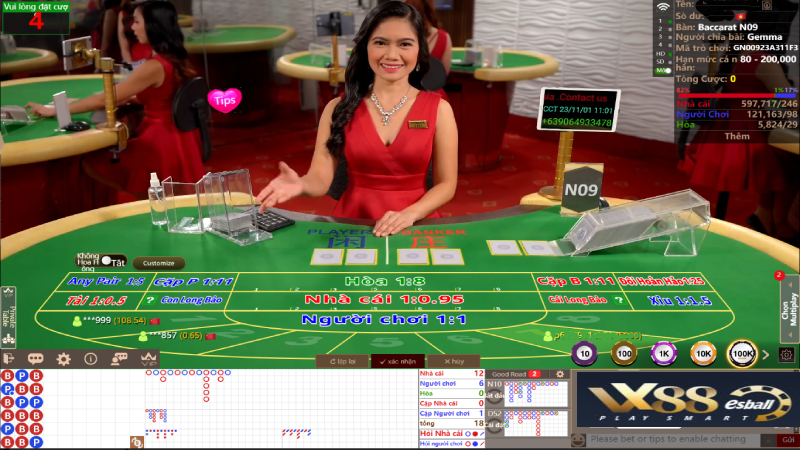 AG Live casino online Baccarat trực tuyến