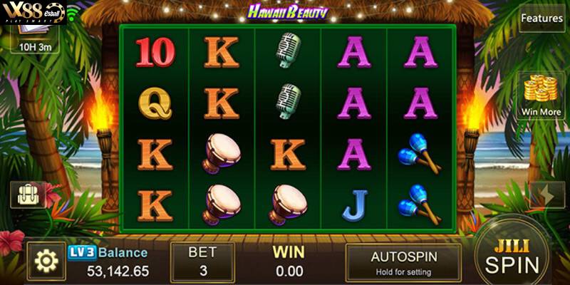 JILI Hawaii Beauty Slot Game