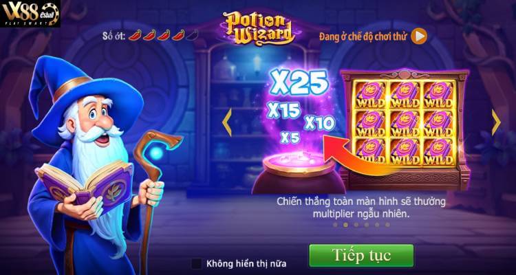 Game Nổ Hũ JILI Potion Wizard Demo Miễn Phí